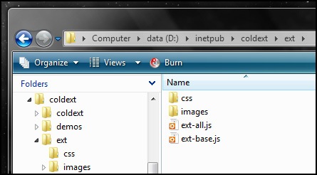 ColdExt folder structure